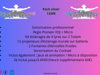 Pack mariage silver